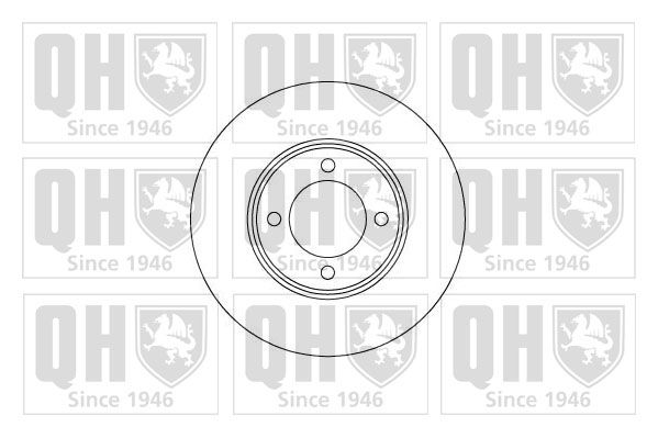 QUINTON HAZELL Тормозной диск BDC3337